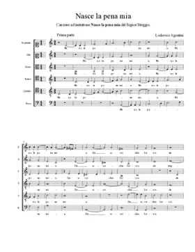 Nasce la pena mia