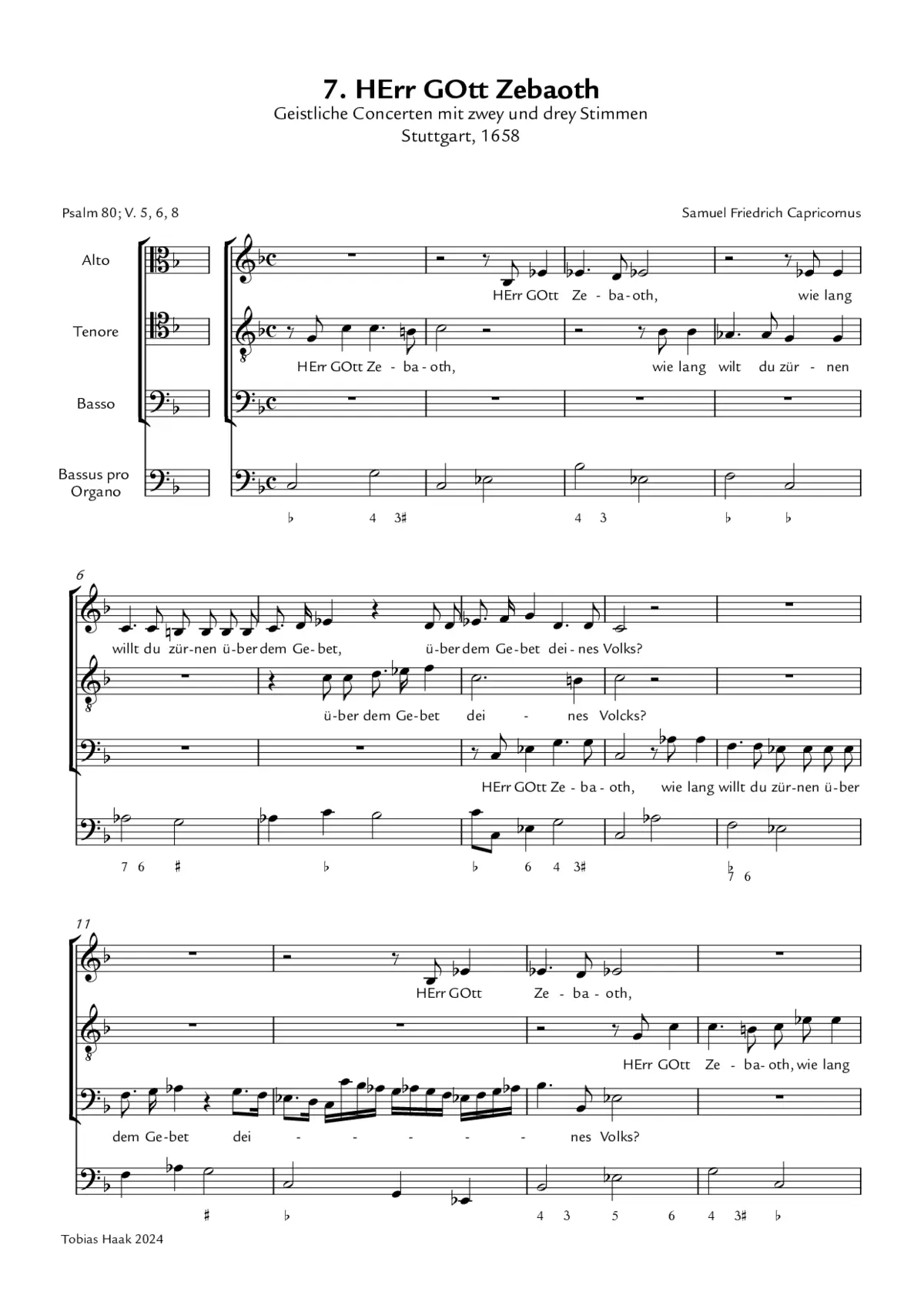 Herr Gott Zebaoth - Page 1