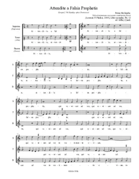 Attendite a falsis prophetis