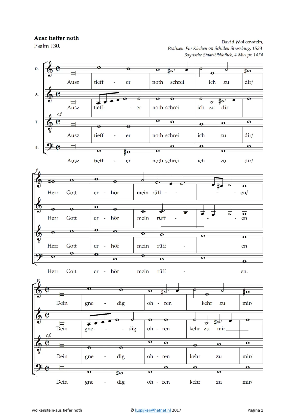 Ausz tieffer noth - Page 1