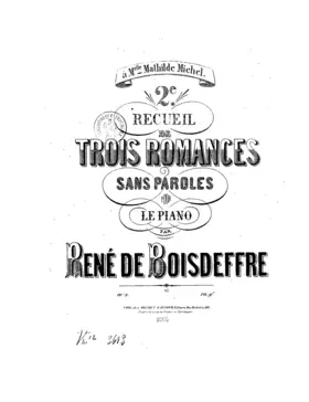 Trois romances sans paroles, 2ème recueil