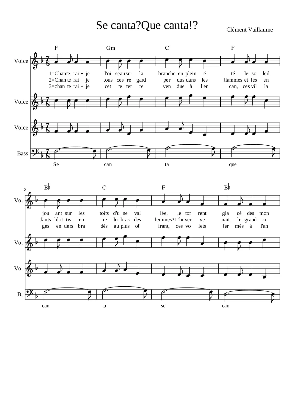 Se canta que canta? - Page 1