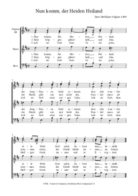 Nun komm der Heiden Heiland