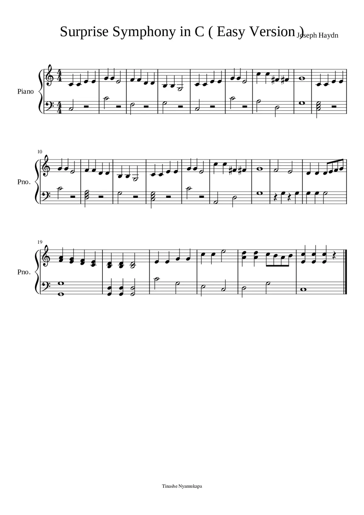 Symphony No.2 in C major Hob.I:2 - Page 1