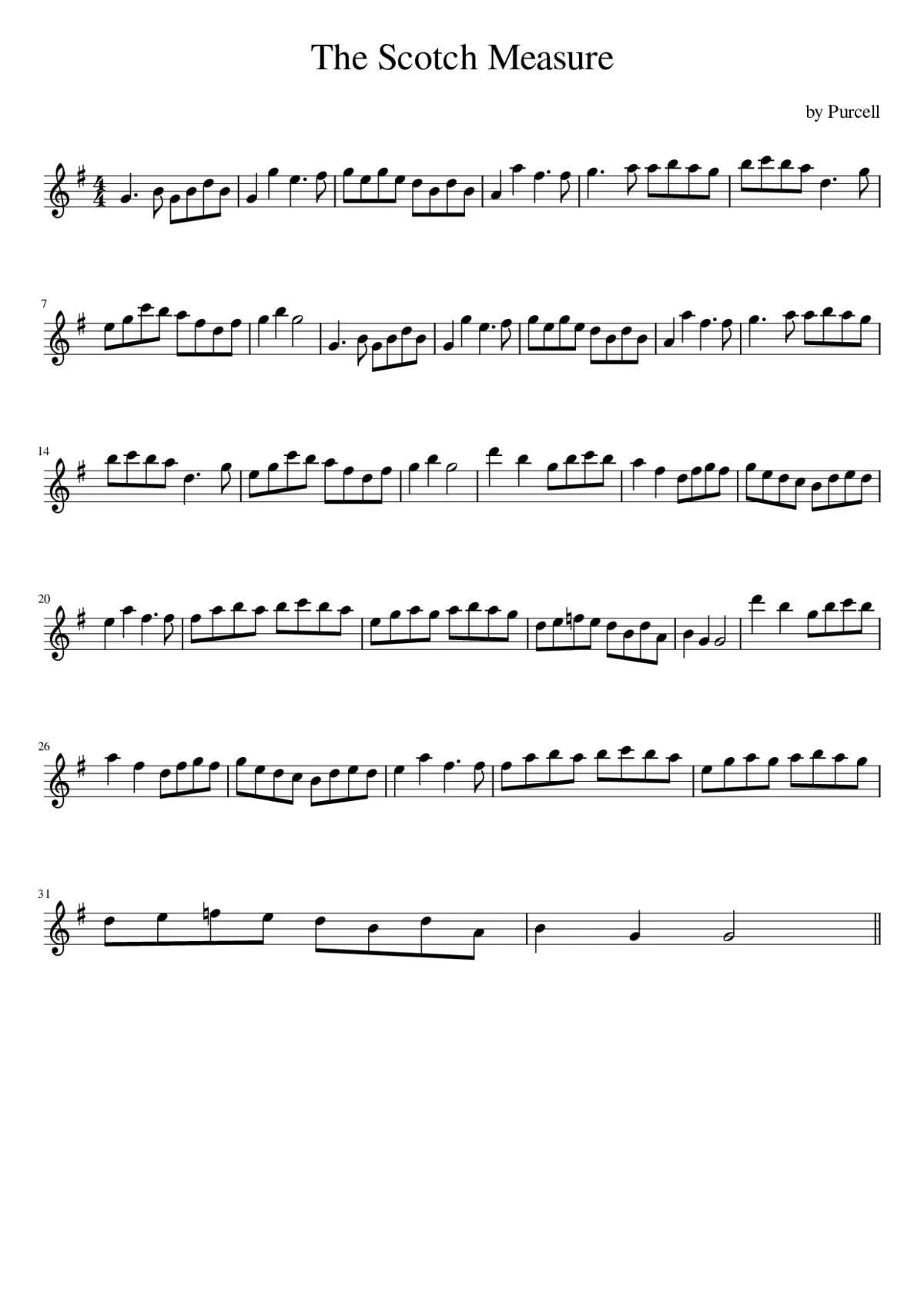 The Scotch Measure - Page 1