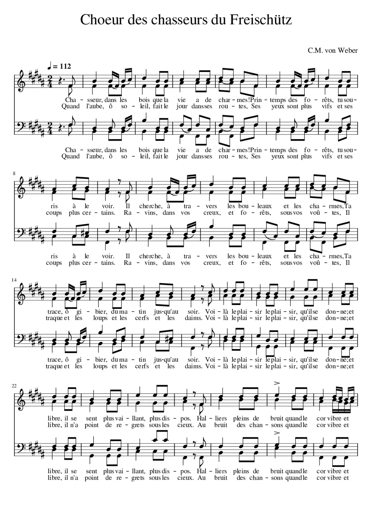 Der Freischütz Op.77 - Page 1