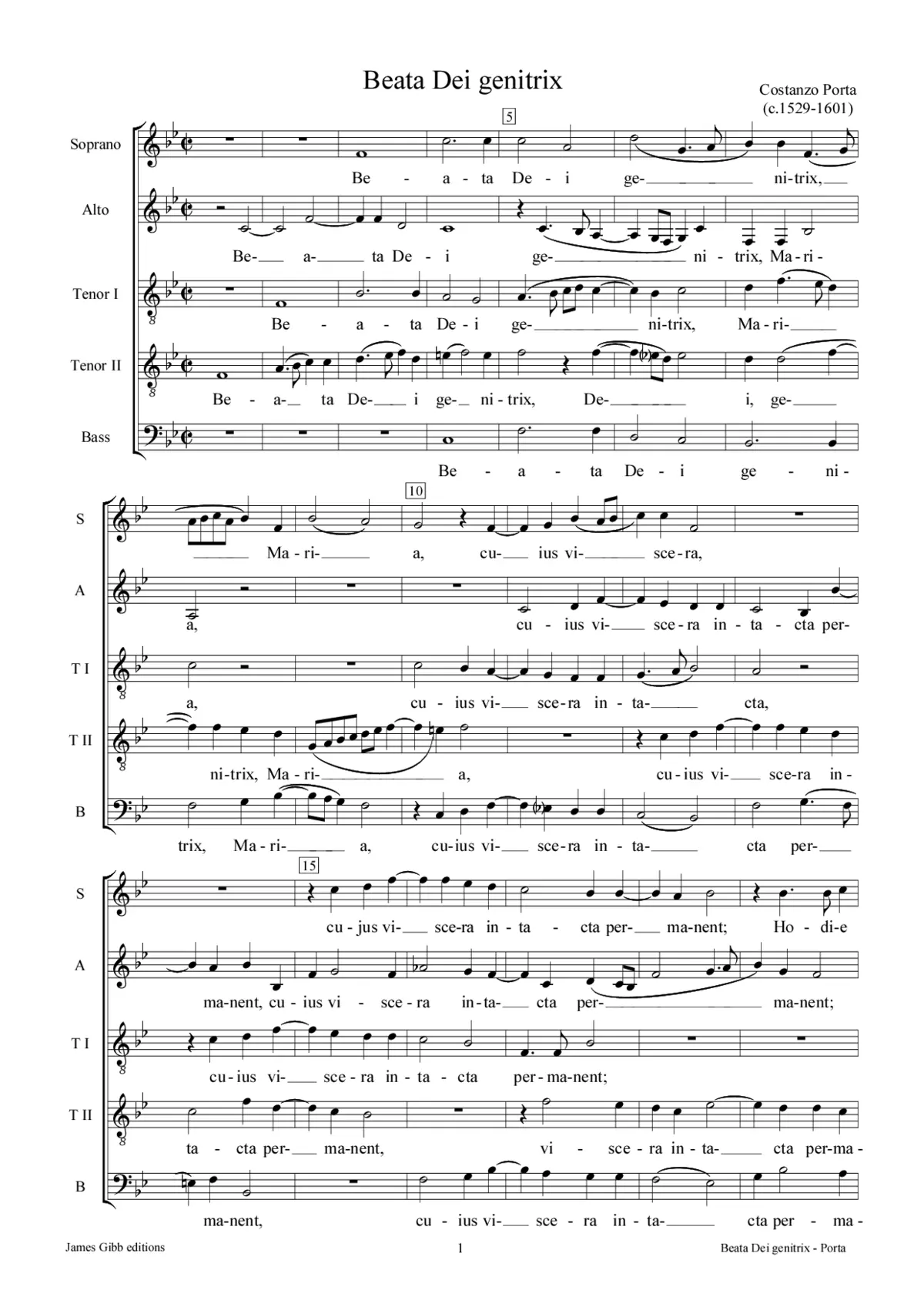 Beata Dei genitrix - Page 1