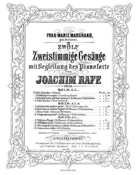 12 Zweistimmige Gesänge