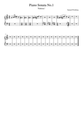 Piano Sonata No.1 (Original)