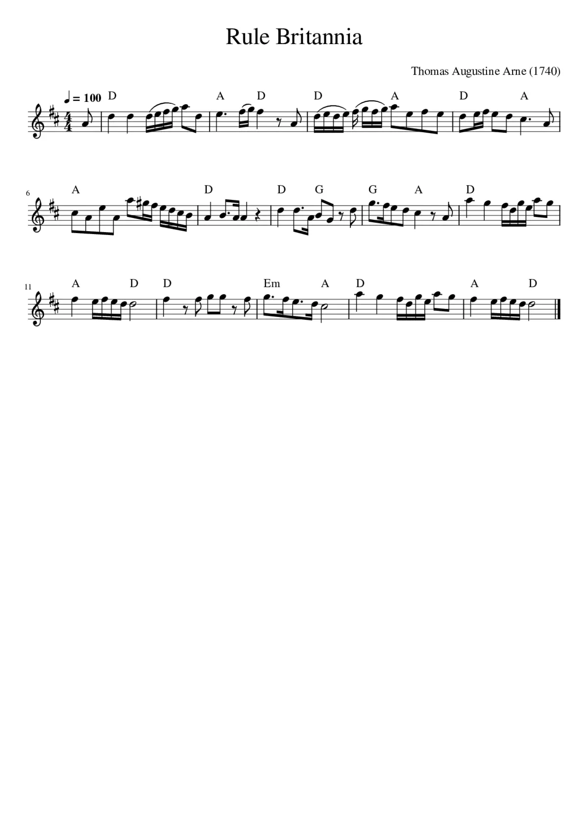 Rule Britannia - Page 1