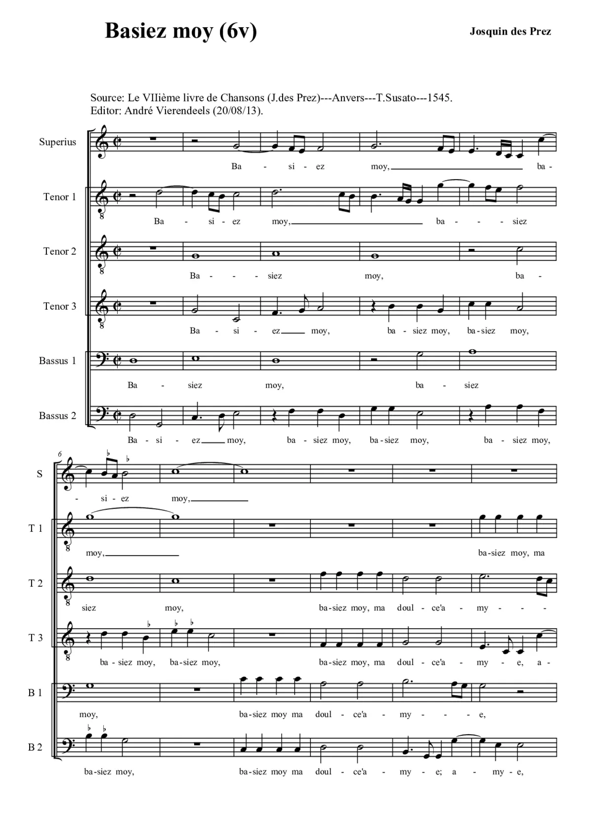 Baisez moy a 6 - Page 1