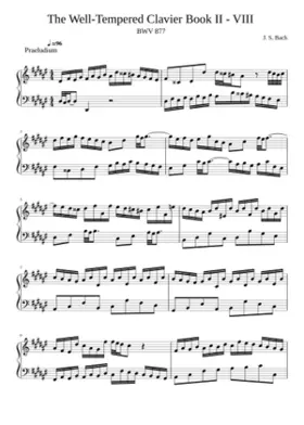 Prelude and Fugue in E-flat minor BWV 877