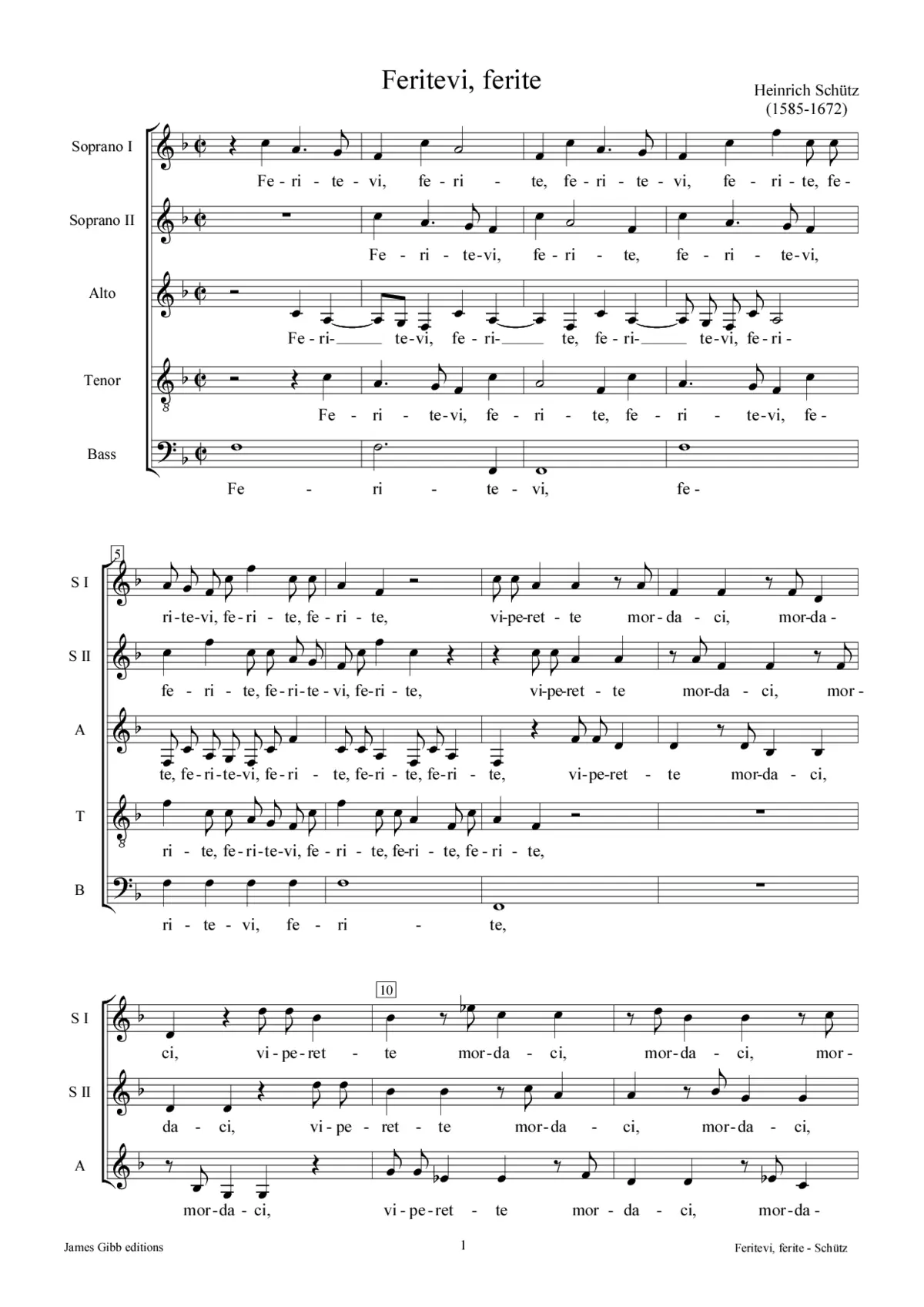 Feritevi, ferite, SWV 9 - Page 1