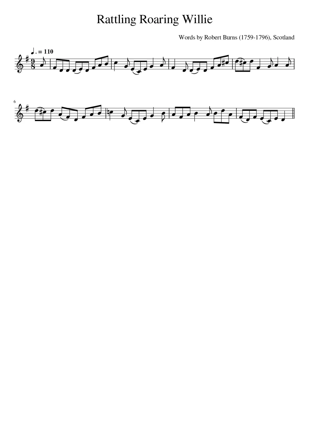 RATTLING ROARING WILLIE - Page 1