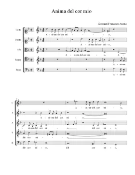 Anima del cor mio