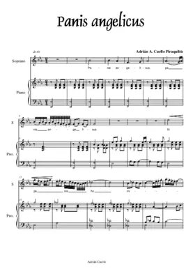 Panis angelicus (soprano solo)