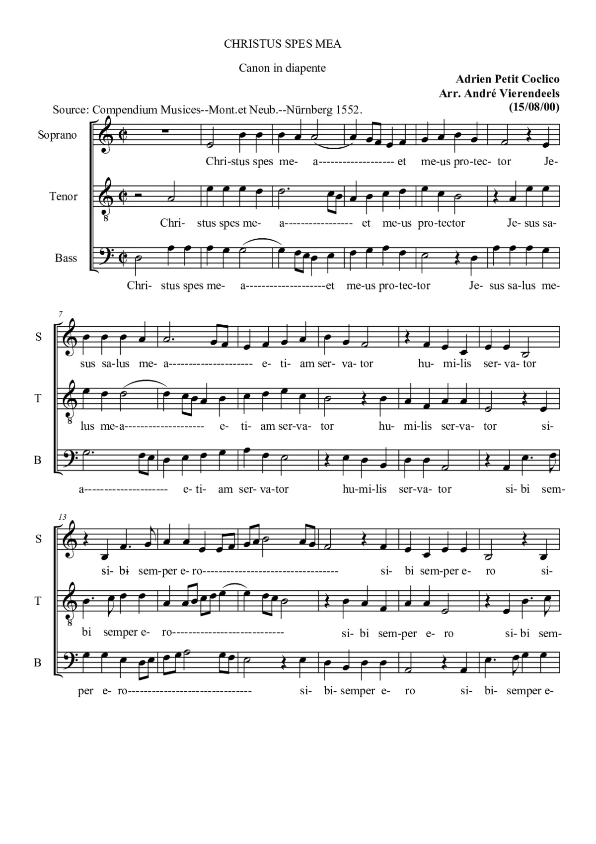 Christus spes mea - Page 1