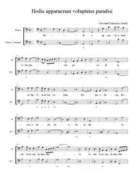 Hodie apparuerunt voluptates paradisi