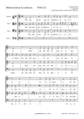 Psalm 101 Vouloir m'est pris de mettre en escriture