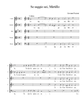 Se saggio sei, Mirtillo