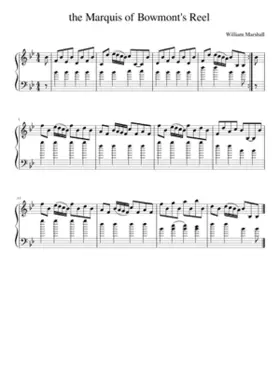 The Marquis of Bowmont's Reel