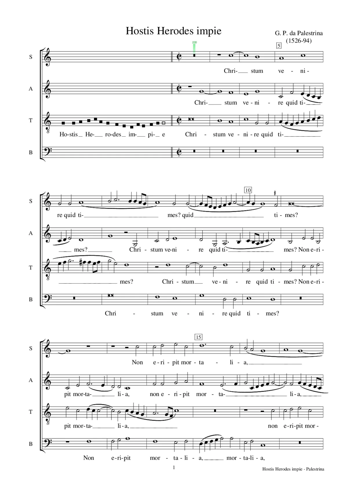 Hostis Herodes impie - Page 1