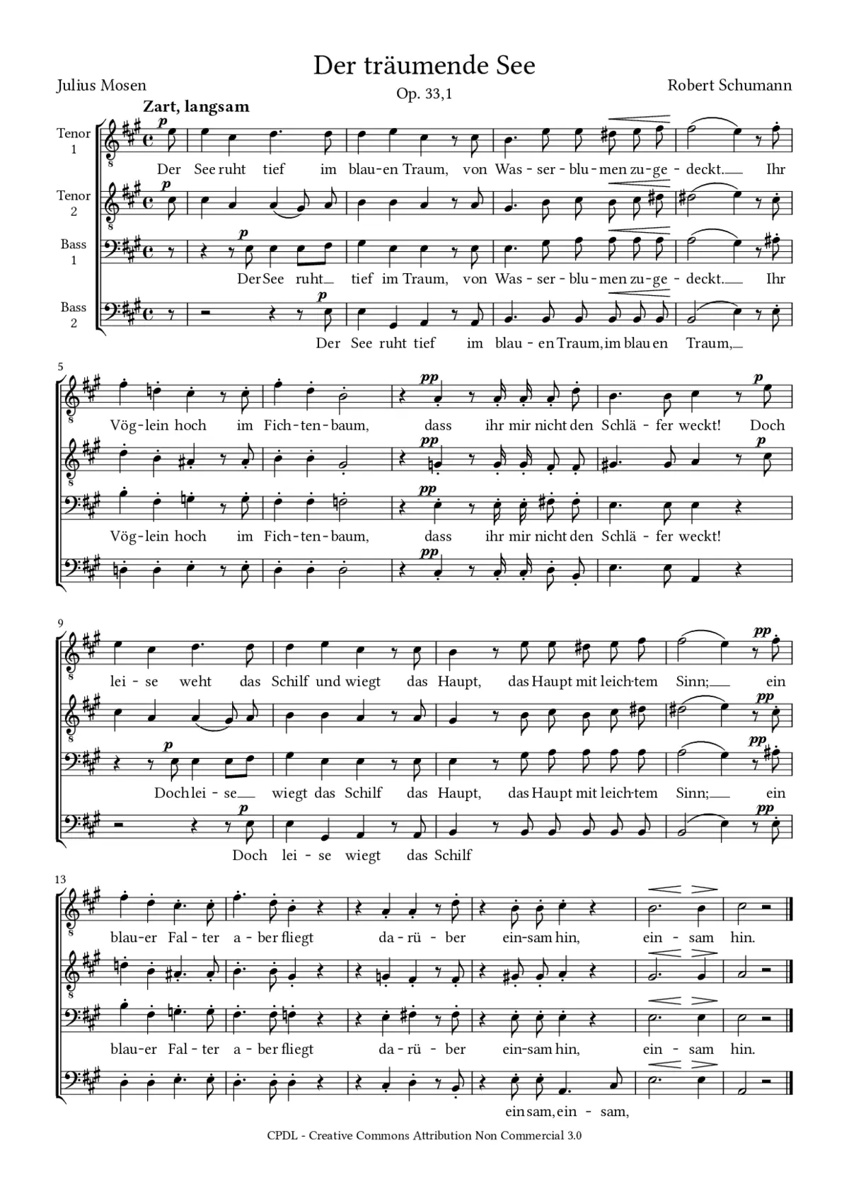 Der träumende See - Page 1
