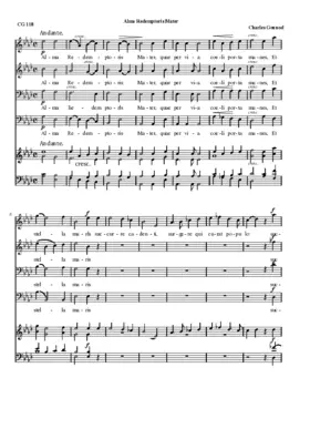 Alma Redemptoris, CG 118
