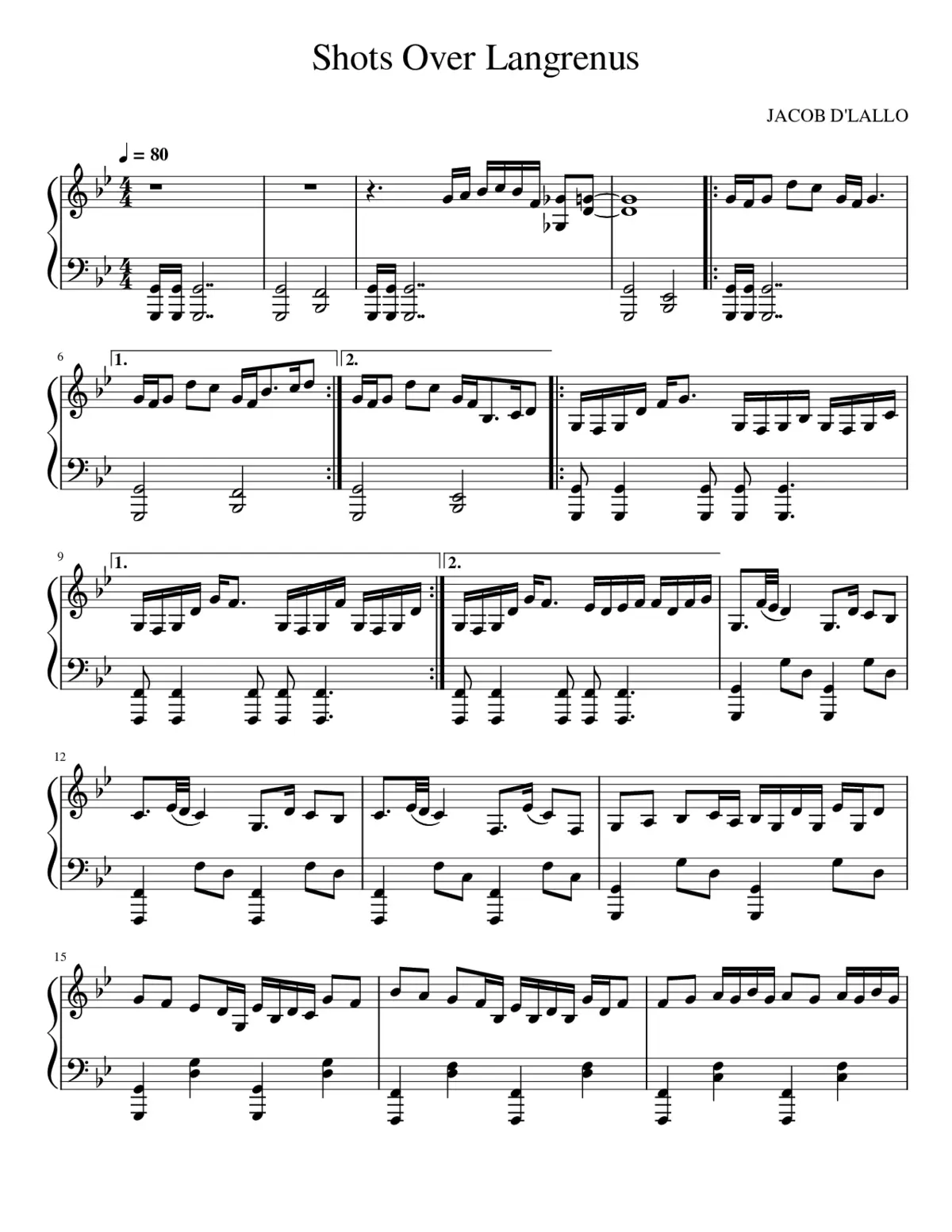 Shots Over Langrenus - Page 1