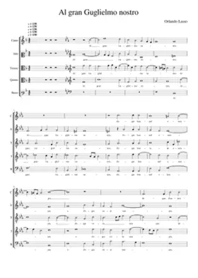 Al gran Guglielmo nostro