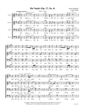 Die Nacht, Op. 17, No. 4