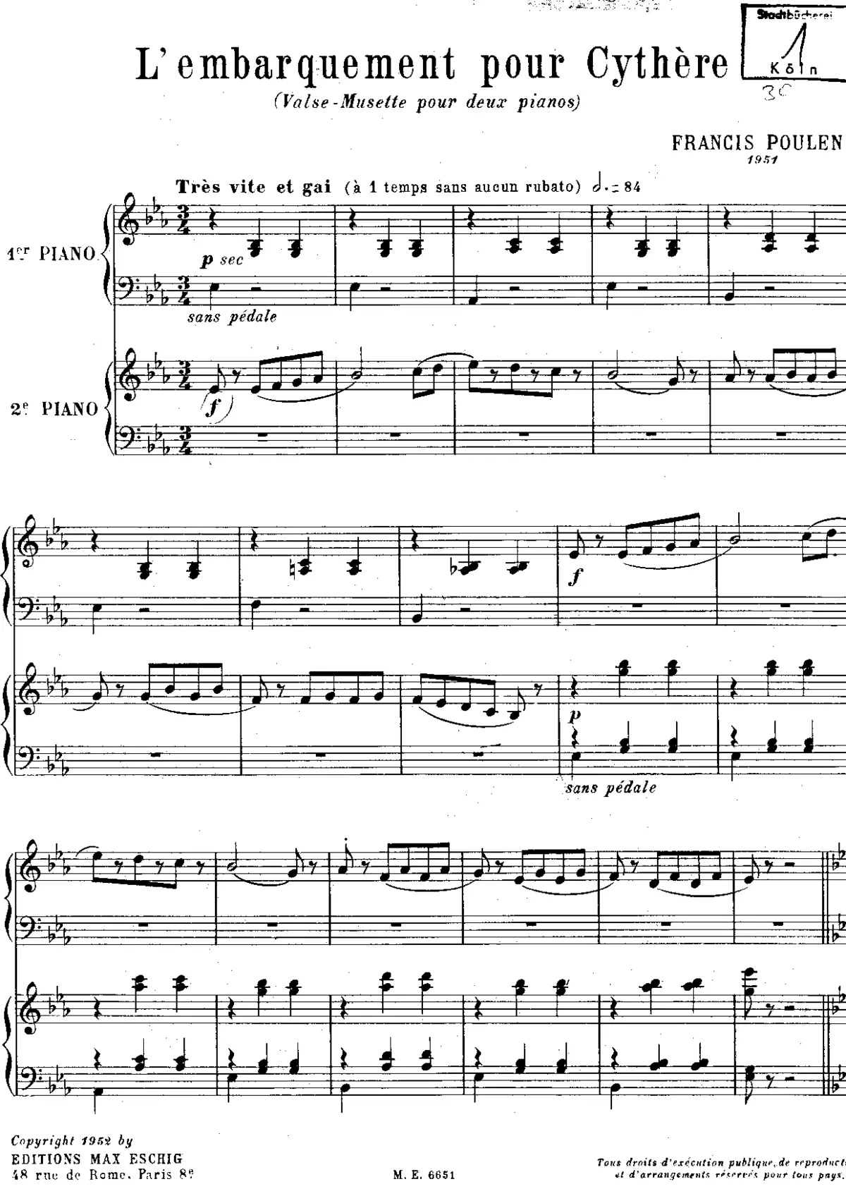 L'embarquement pour Cythère - Page 1