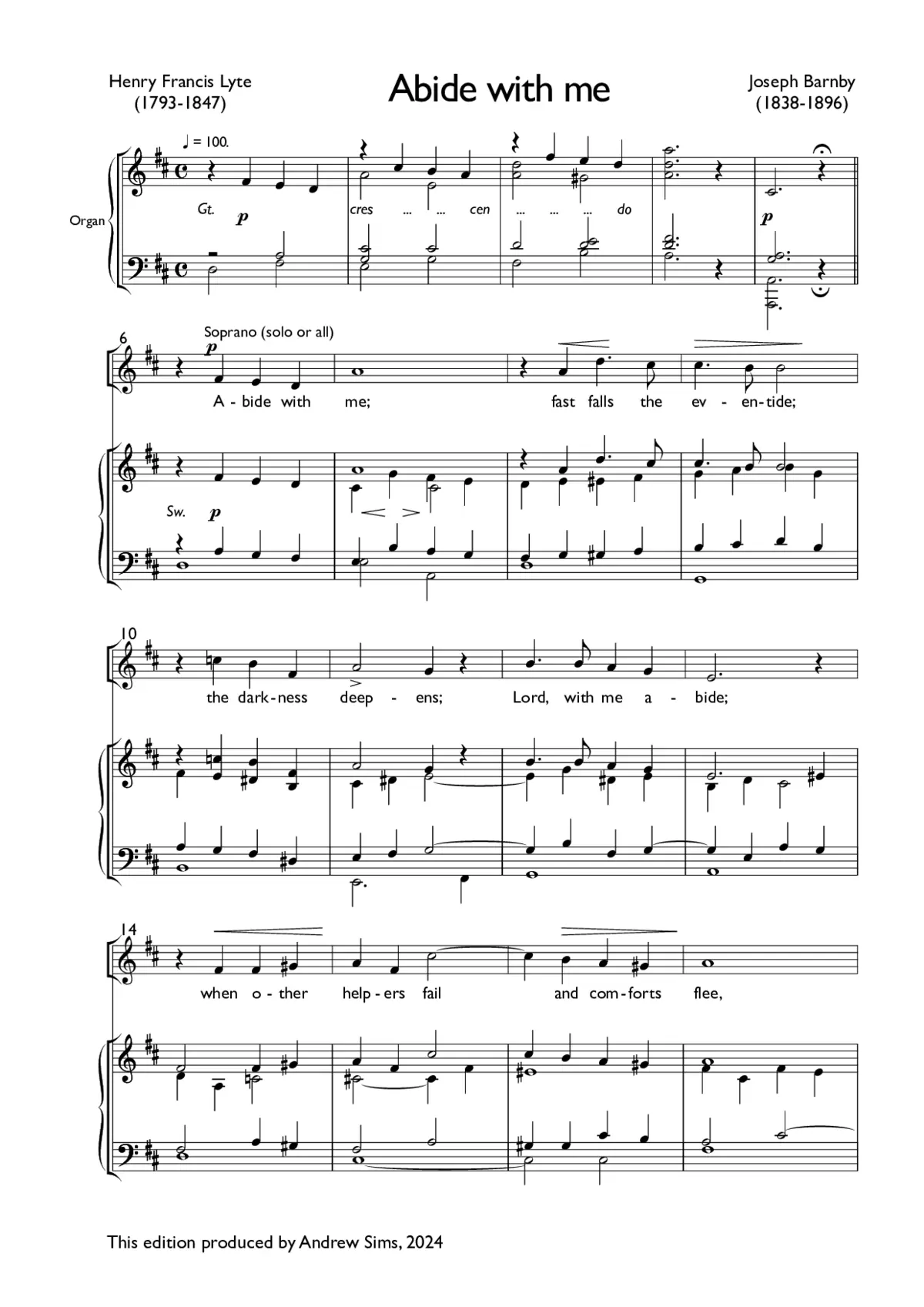 Abide with me (III) - Page 1