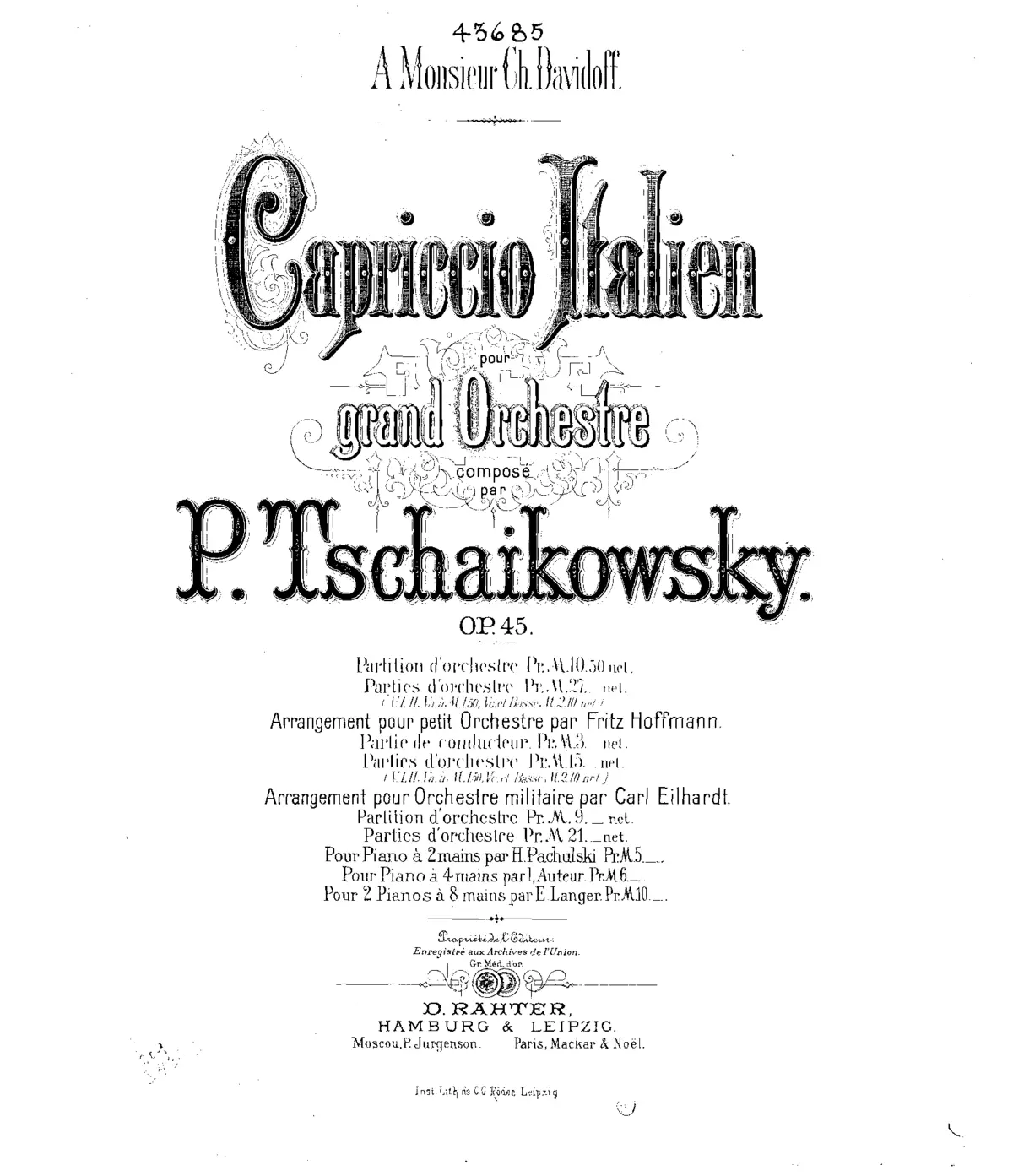 Italian Capriccio - Page 1