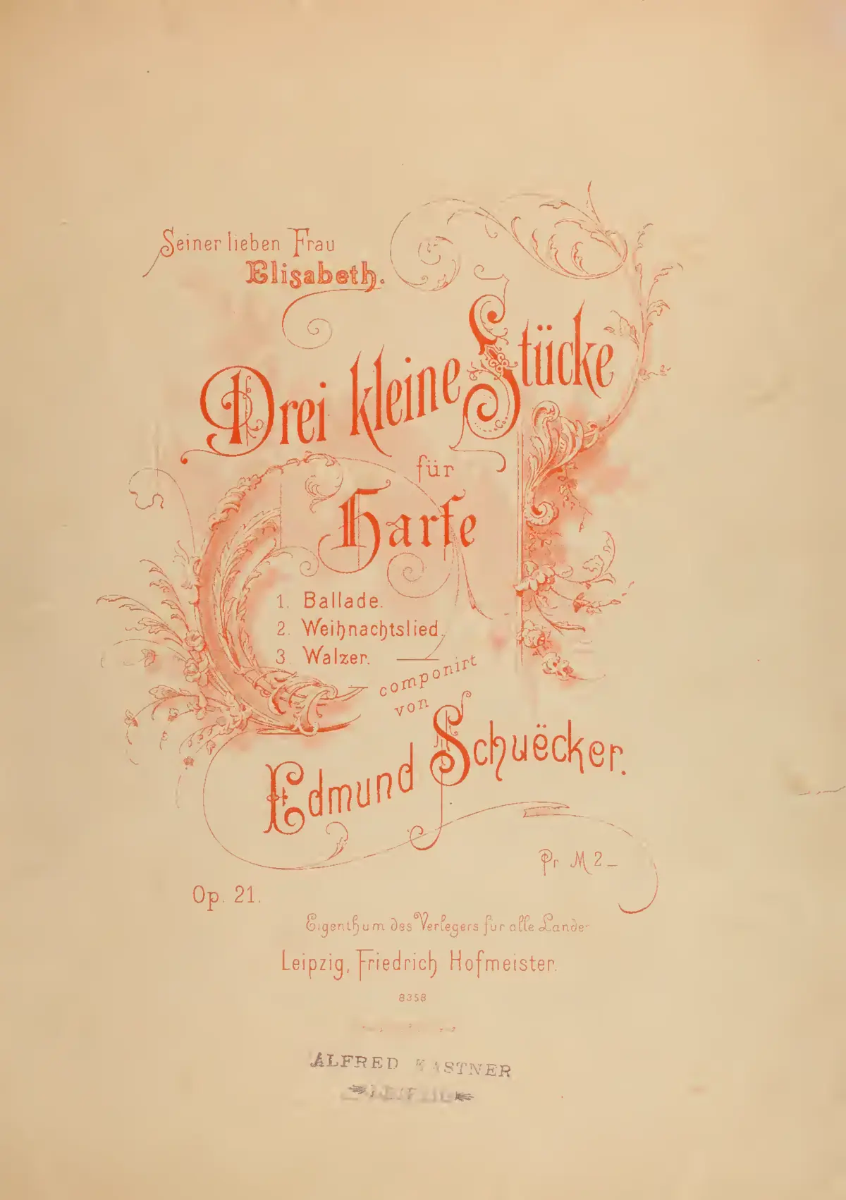 3 Kleine Stücke für Harfe - Page 1