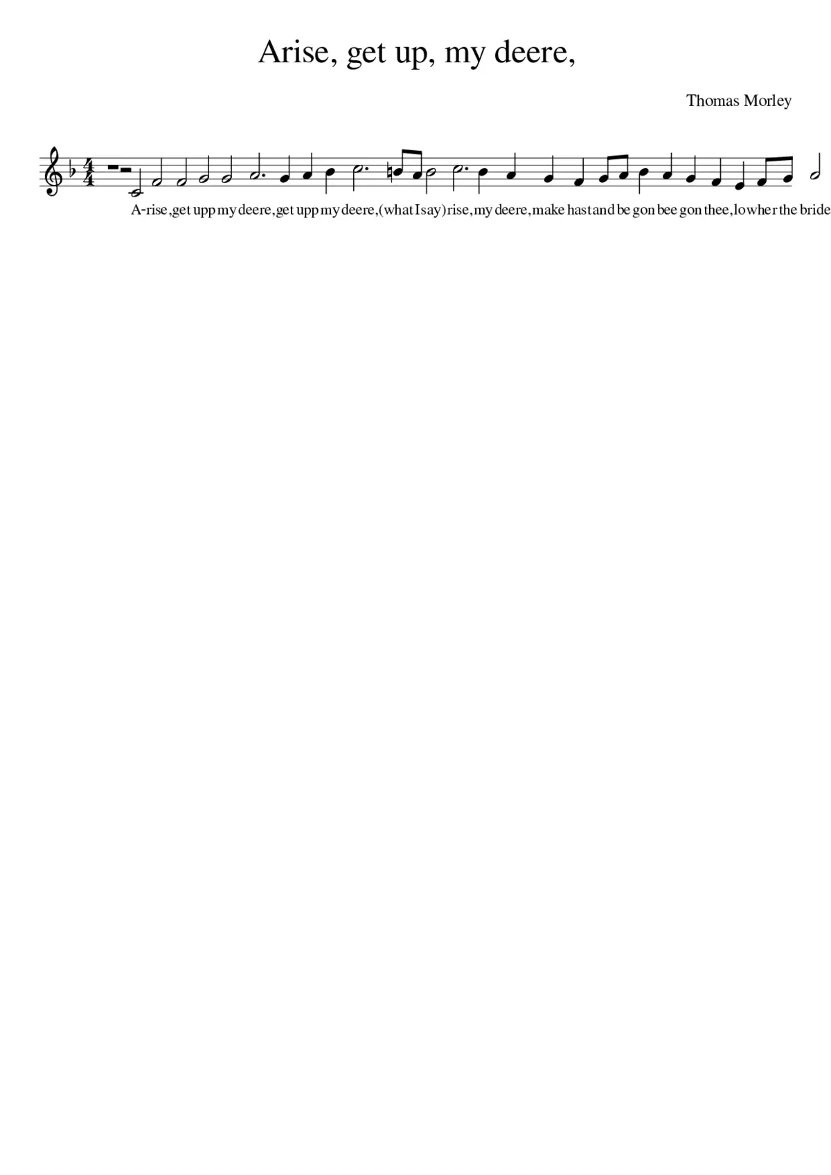 Arise get up my deere - Page 1