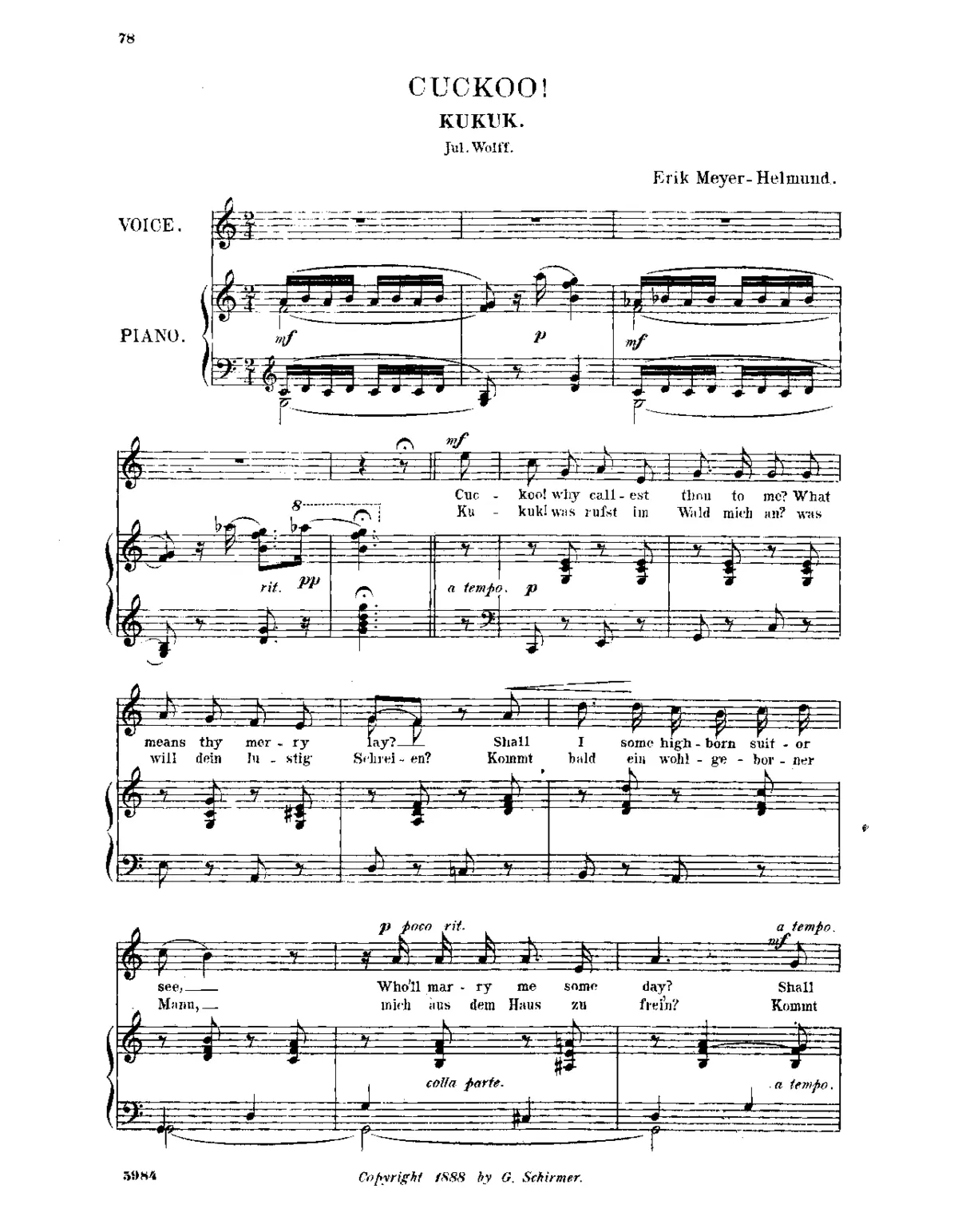 Drei Lieder - Page 1