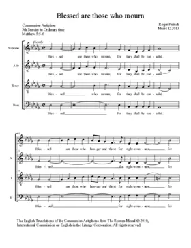 Blessed are those who mourn