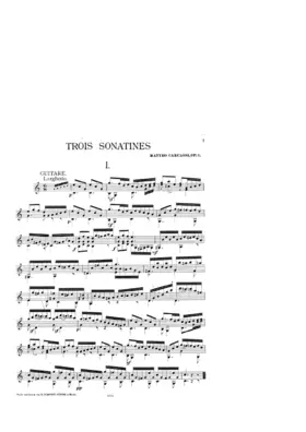 Trois Sonatines, Op.1