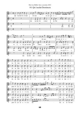 Qui laudat Dominum