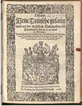 Neue Teutsche gesang