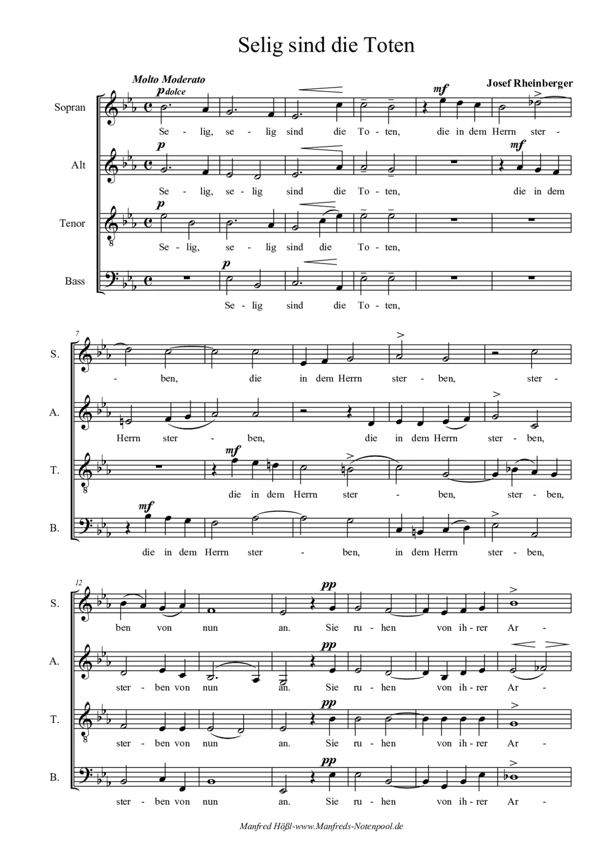 3 4-st. Motetten - Page 1