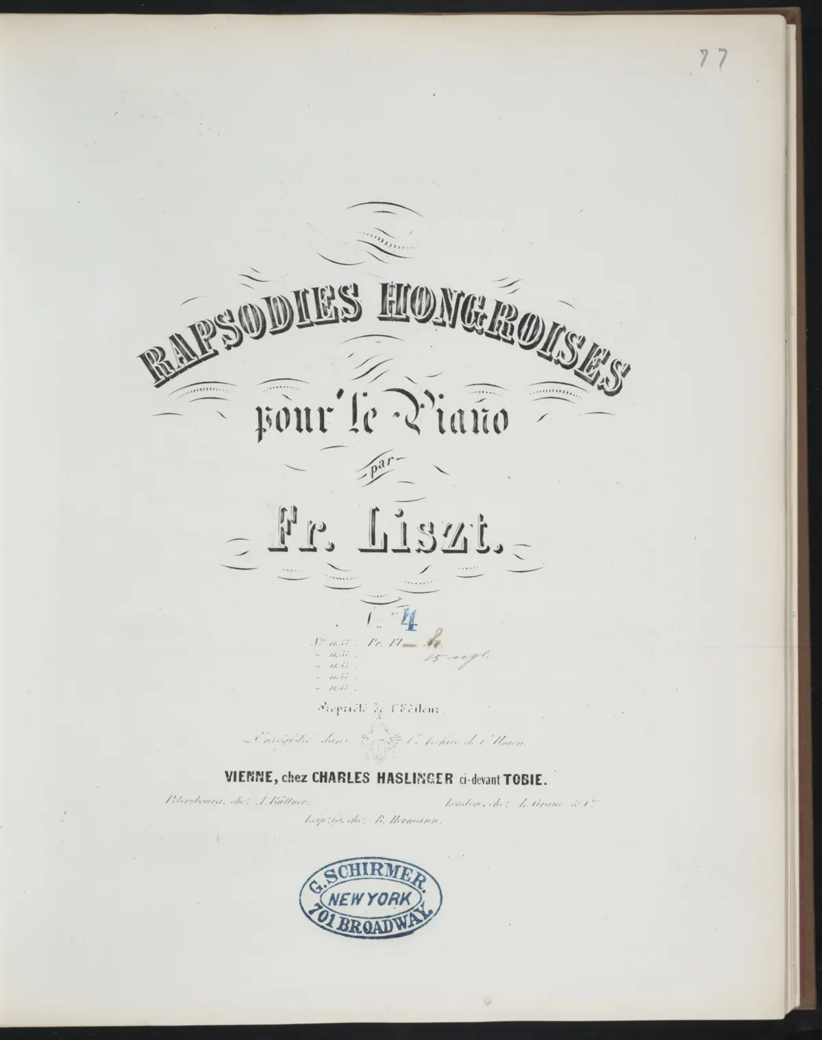 Hungarian Rhapsody No.4 - Page 1