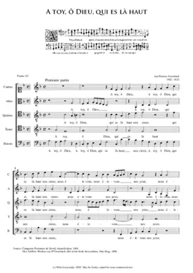 Pseaume 123 - A toy o Dieu qui es la haut
