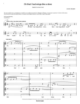 Oh that I had wings like a dove