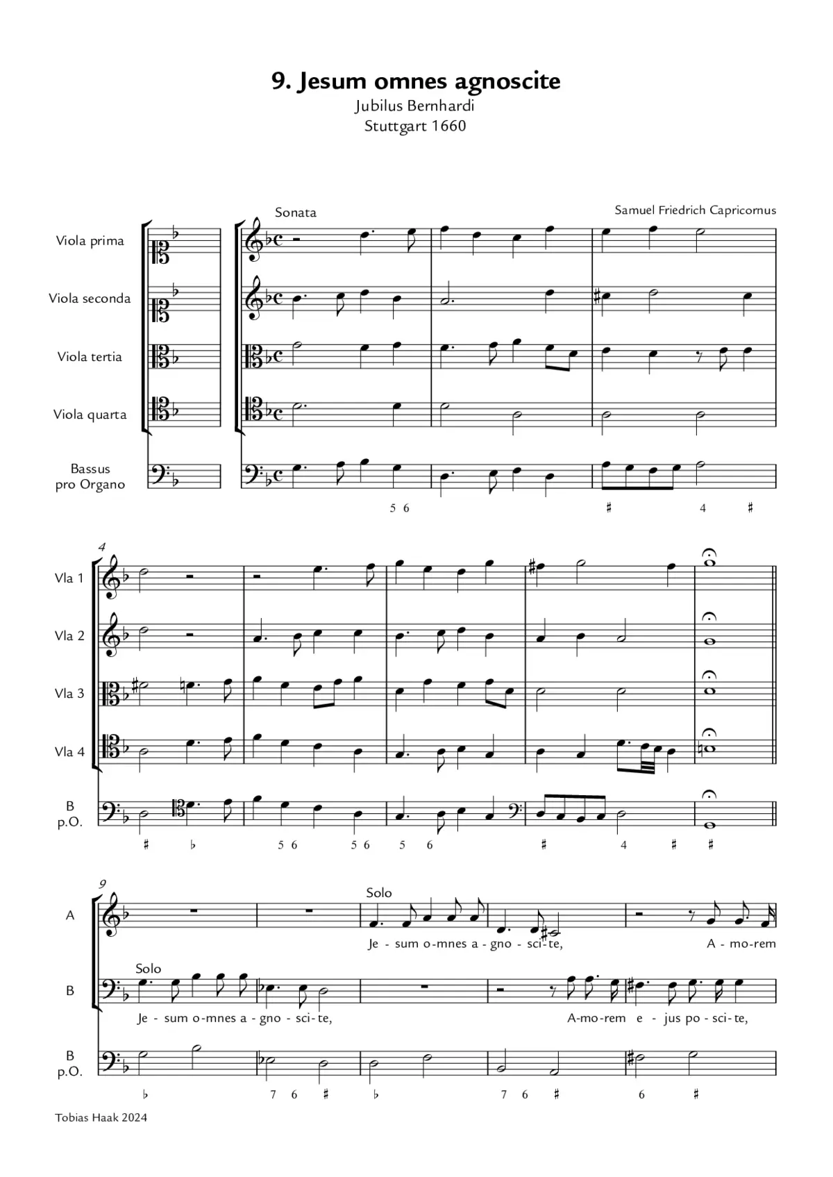 Jesum omnes agnoscite - Page 1