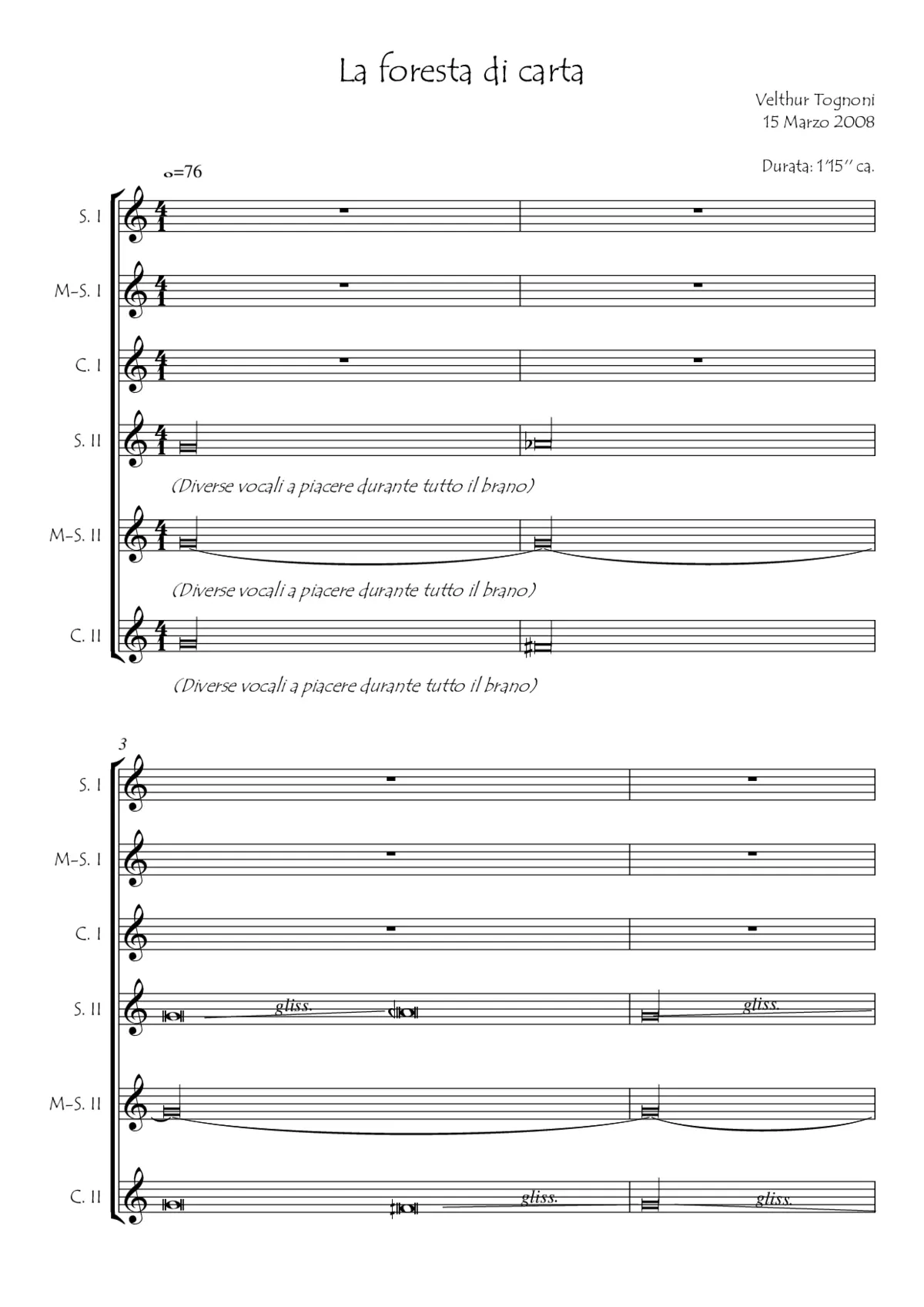 La Foresta di carta - Page 1