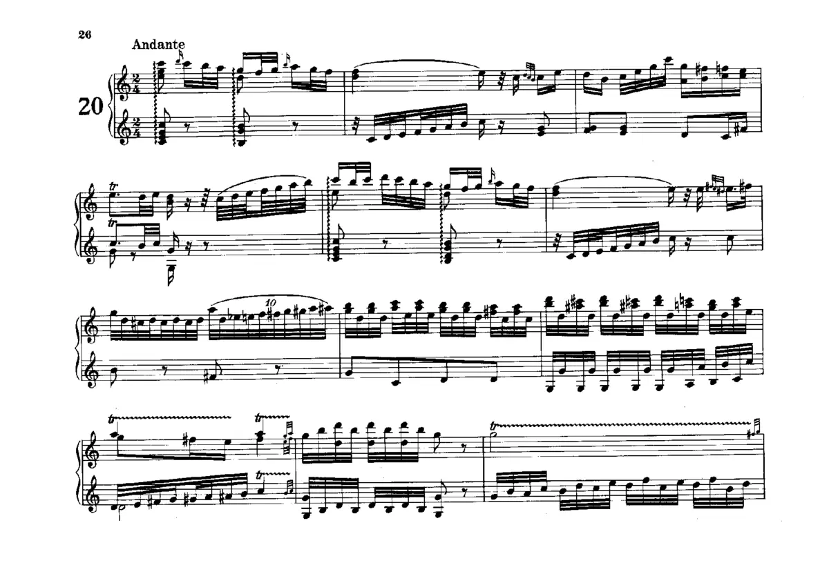 Flötenuhr in C major, Hob.XIX:12 - Page 1