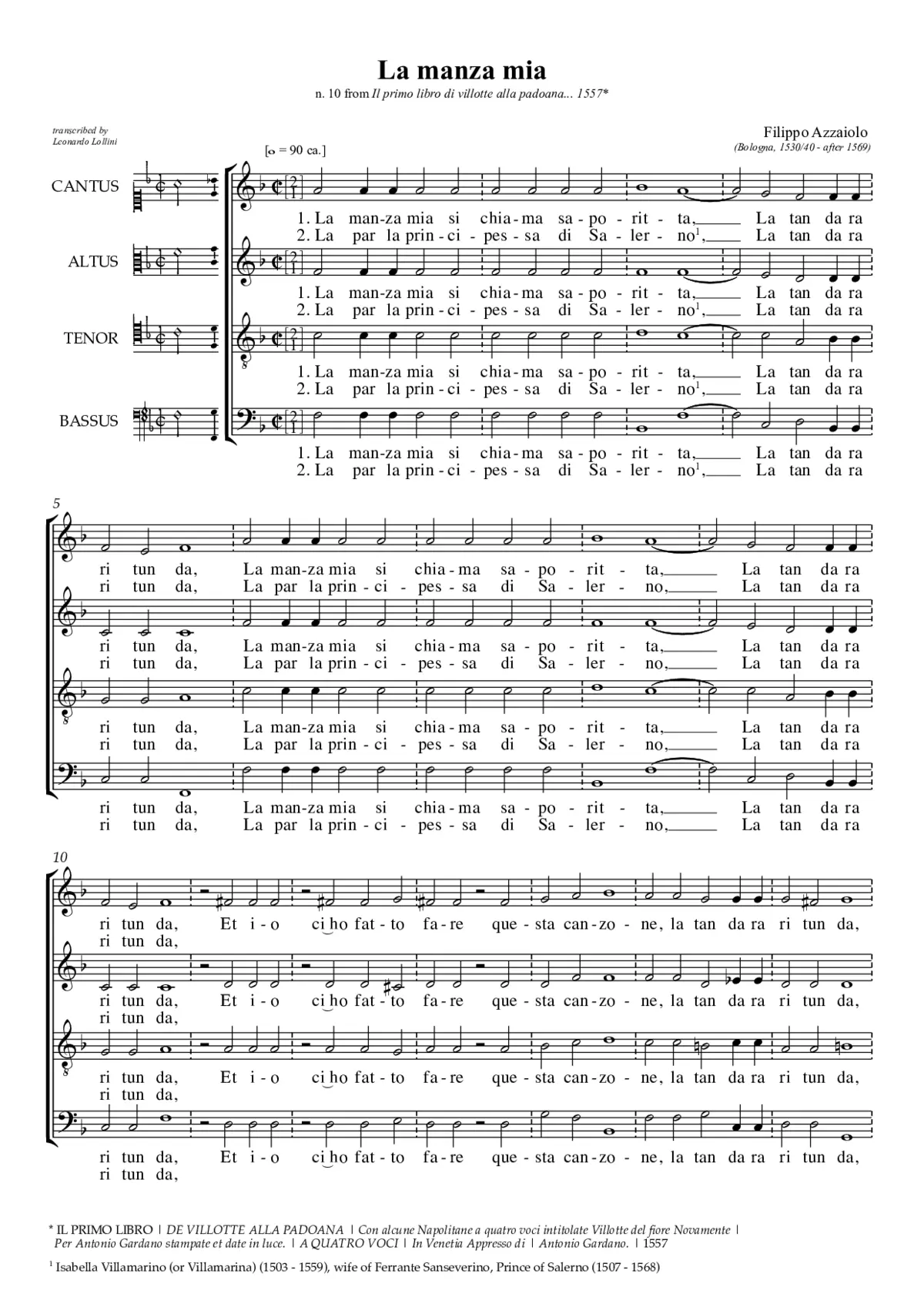 La manza mia si chiama - Page 1