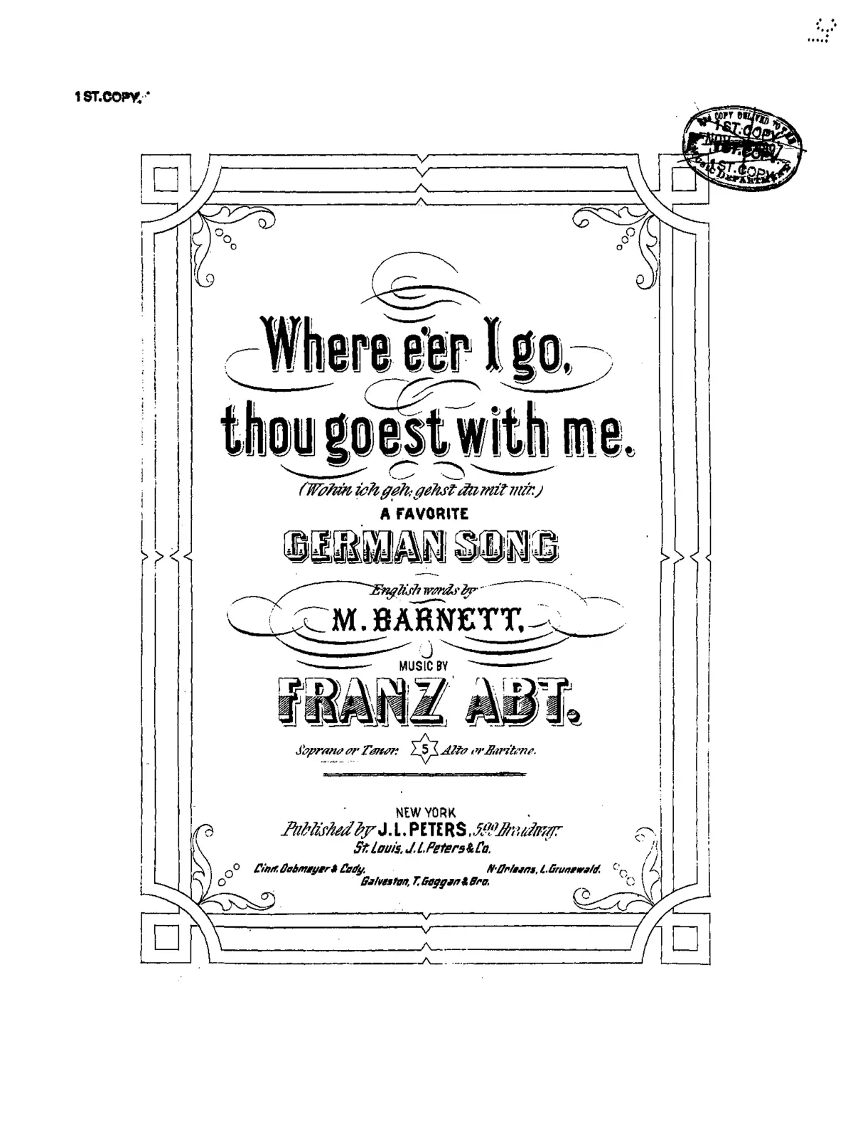 3 Lieder (for S., A., T. or B.) - Page 1